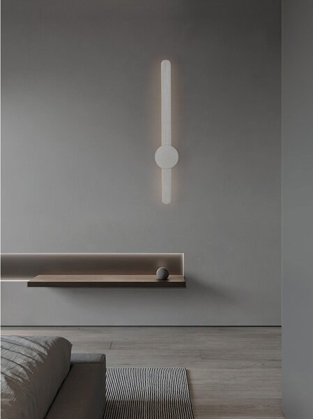 Алуминиева LED стенна лампа в матово сребрист цвят Norei – Nova Luce