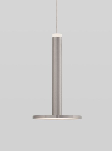 Метално LED висящо осветително тяло в матово сребрист цвят ø 15 cm Palencia – Nova Luce