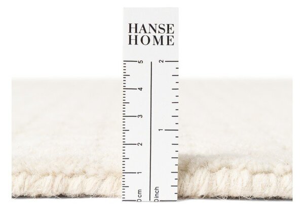 Кремав вълнен килим 80x150 cm Eloise – Hanse Home
