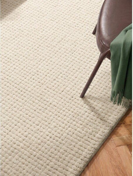 Кремав вълнен килим 80x150 cm Eloise – Hanse Home