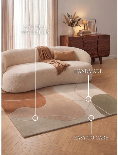 Сиво-розов вълнен килим 120x170 cm Arteo – Villeroy&Boch