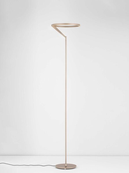 Розово златиста алуминиева LED затъмняваща се подова лампа (височина 168 cm) Tilia – Nova Luce