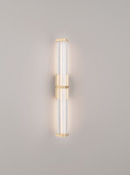 Матово златиста метална LED затъмняваща се стенна лампа Pheme – Nova Luce