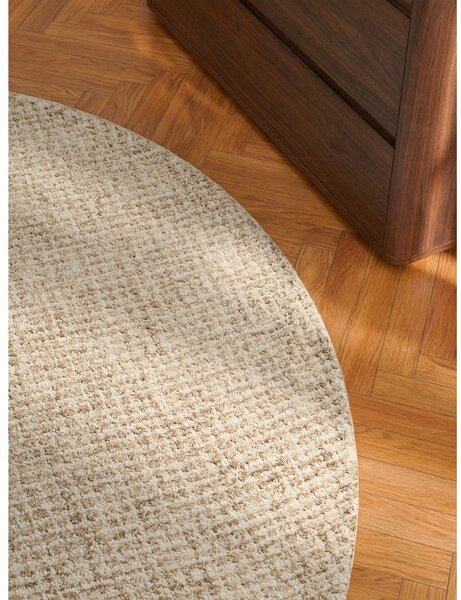 Вълнен кръгъл килим в естествен цвят ø 160 cm Eloise – Hanse Home