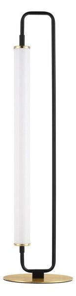 Бяла/матово черно метална LED настолна лампа (височина 68 cm) Wetro – Nova Luce