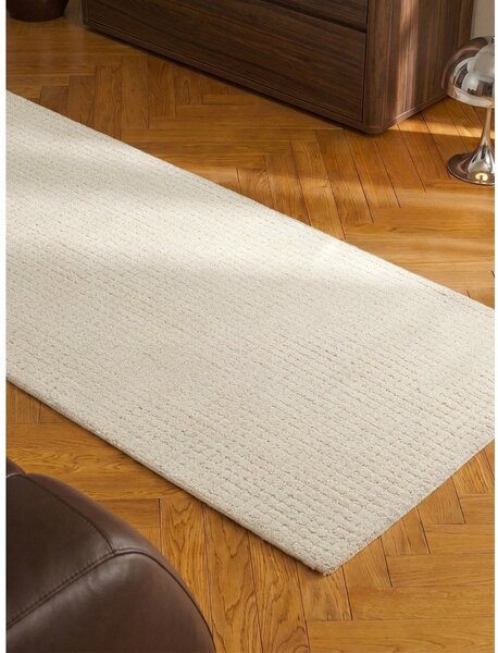 Кремава вълнена пътека 80x250 cm Eloise – Hanse Home