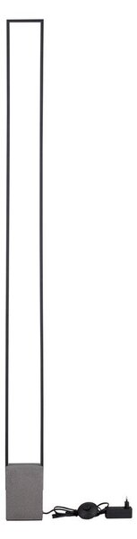 Черна LED подова лампа (височина 161 cm) Lithos – Nova Luce