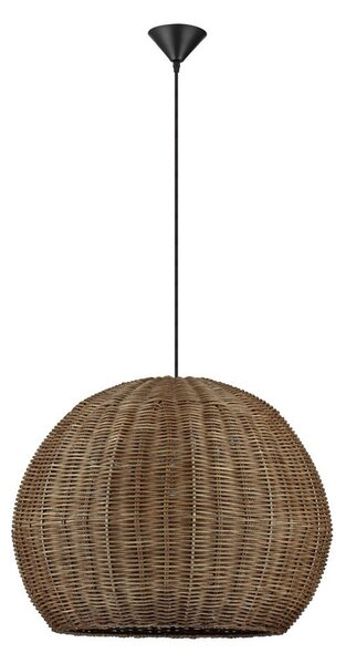 Ратаново висящо осветително тяло в естествен цвят ø 39 cm Rielo – Nova Luce
