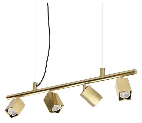 Ideal Lux - LED полилей на кабел DYNAMITE 4xGU10/7W/230V CRI 90 месинг