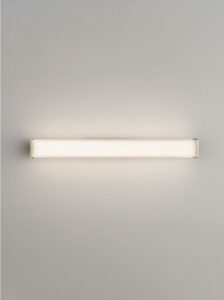 Матово златиста метална LED стенна лампа Misty – Nova Luce