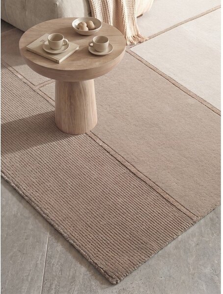 Кафяв/кремав килим със смес от вълна 120x170 cm Presilda – Villeroy&Boch