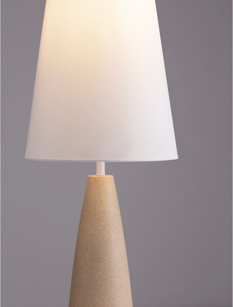 Бяла/кремава подова лампа (височина 130 cm) Mizu – Nova Luce