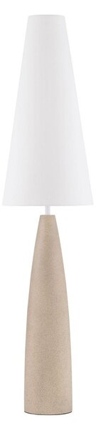 Бяла/кремава подова лампа (височина 130 cm) Mizu – Nova Luce