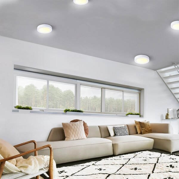 Solight WD172 - LED плафон 18W/230V 3000/4000/6000K Ø 22,5 cm бял