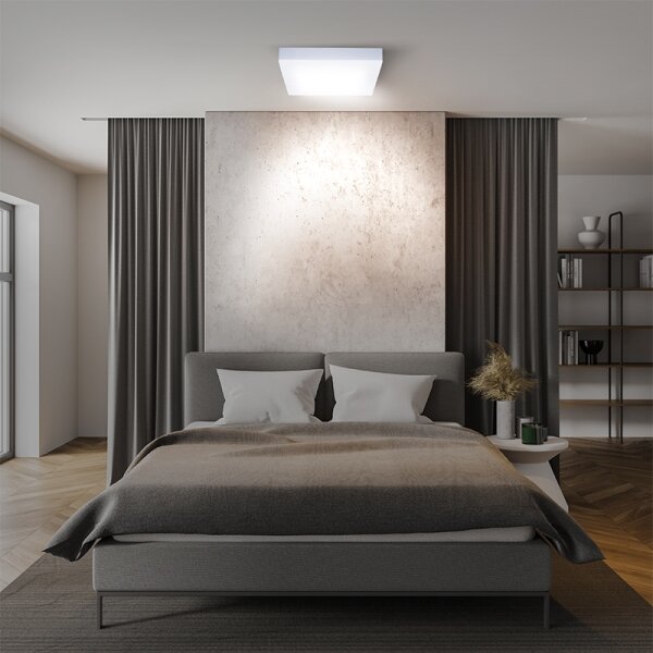 Solight WD173 - LED таванно осветително тяло LED/18W/230V 3000/4000/6000K 22x22 cm бяло
