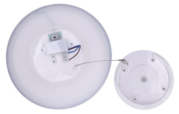 Solight WO826-LED плафон за баня ACATE, 24W/230V, 3000/4000/6000K, диам.29,3cm, IP54