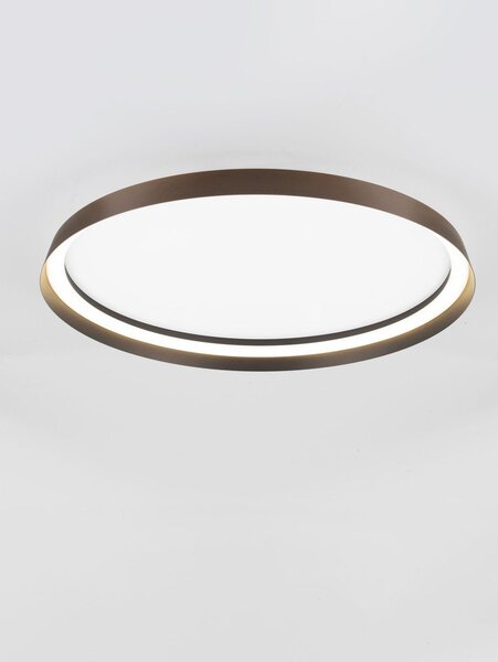 Кафяво алуминиево LED затъмняващо се осветително тяло за таван Ormi – Nova Luce