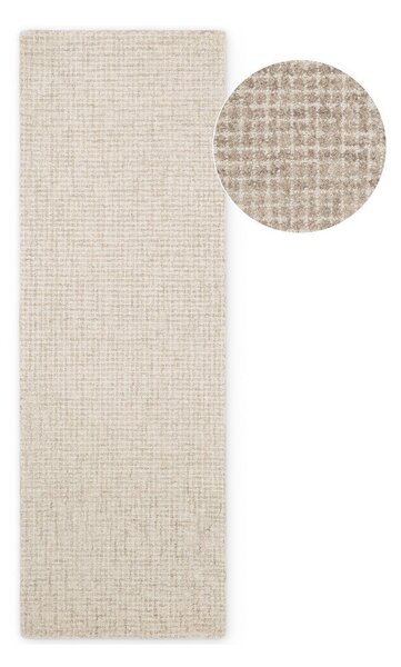 Бежова вълнена пътека 80x250 cm Eloise – Hanse Home