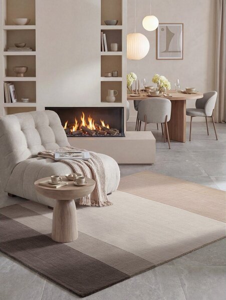 Кафяв/кремав вълнен килим 120x170 cm Edmund – Villeroy&Boch
