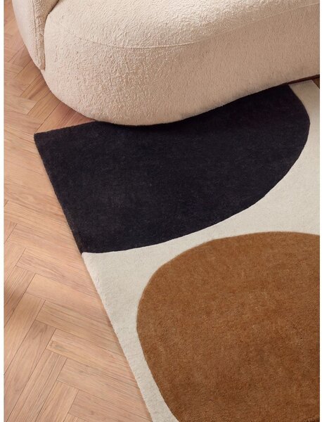 Вълнен килим в цвят кафяв коняк 120x170 cm Ruvia – Villeroy&Boch