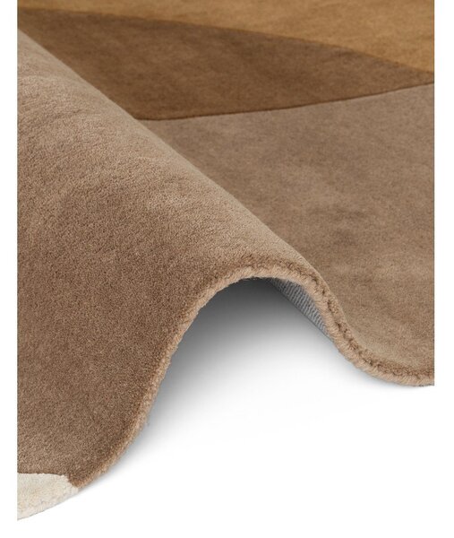 Вълнен килим в цвят кафяв коняк 120x170 cm Ruvia – Villeroy&Boch