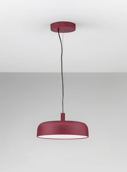 Бордо алуминиево LED затъмняващо се висящо осветително тяло ø 40 cm Noelia – Nova Luce