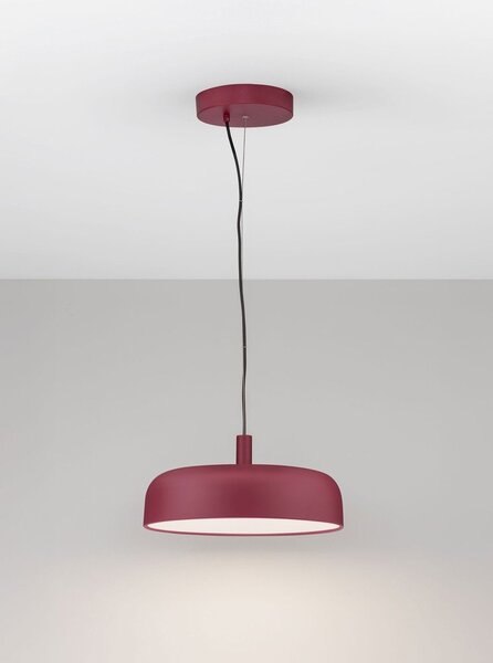 Бордо алуминиево LED затъмняващо се висящо осветително тяло ø 40 cm Noelia – Nova Luce