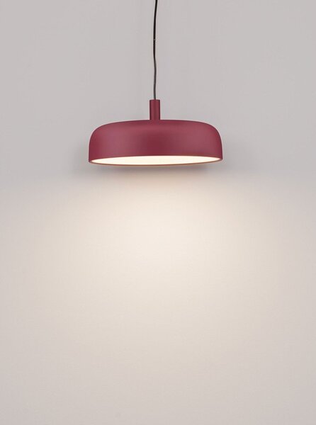 Бордо алуминиево LED затъмняващо се висящо осветително тяло ø 40 cm Noelia – Nova Luce