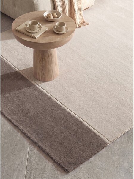 Кафяв/кремав вълнен килим 120x170 cm Quentin – Villeroy&Boch