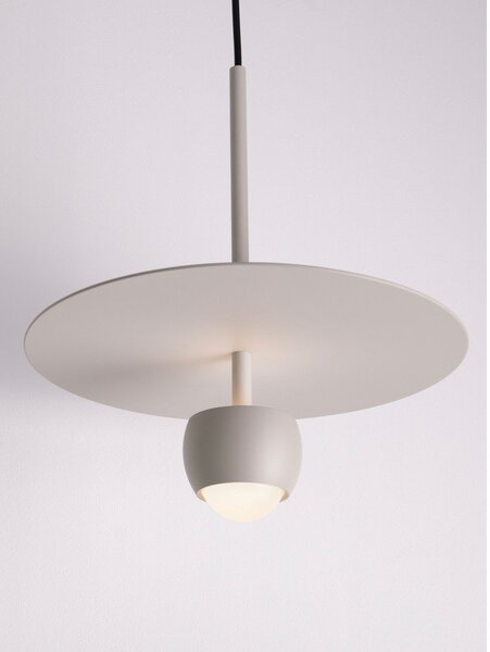 Бежово алуминиево LED висящо осветително тяло ø 30 cm Edem – Nova Luce