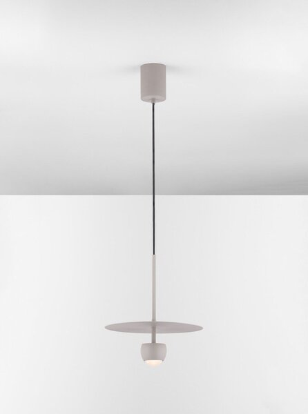 Бежово алуминиево LED висящо осветително тяло ø 30 cm Edem – Nova Luce