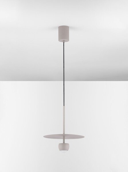 Бежово алуминиево LED висящо осветително тяло ø 30 cm Edem – Nova Luce