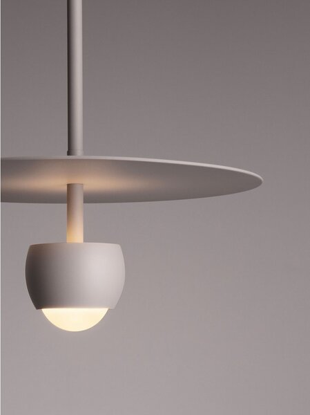 Бежово алуминиево LED висящо осветително тяло ø 30 cm Edem – Nova Luce