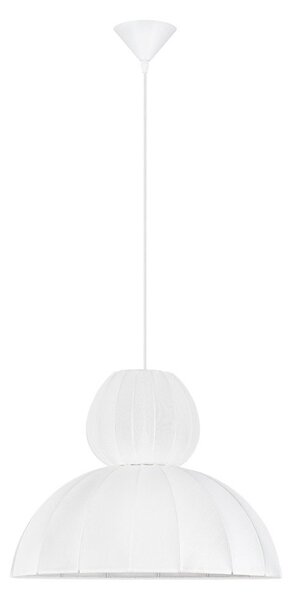 Текстилно висящо осветително тяло в матово бял цвят ø 50 cm Delina – Nova Luce