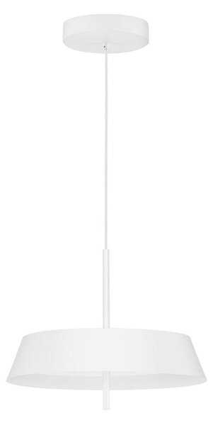 Бяло алуминиево LED затъмняващо се висящо осветително тяло ø 45 cm Velio – Nova Luce