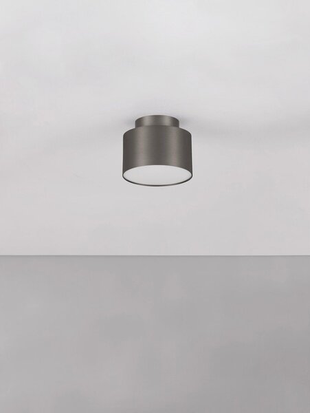 Сиво алуминиево LED осветително тяло за таван Ozen – Nova Luce
