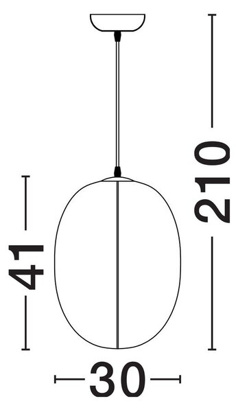 Бяло метално висящо осветително тяло с текстилен абажур ø 30 cm Pierida – Nova Luce