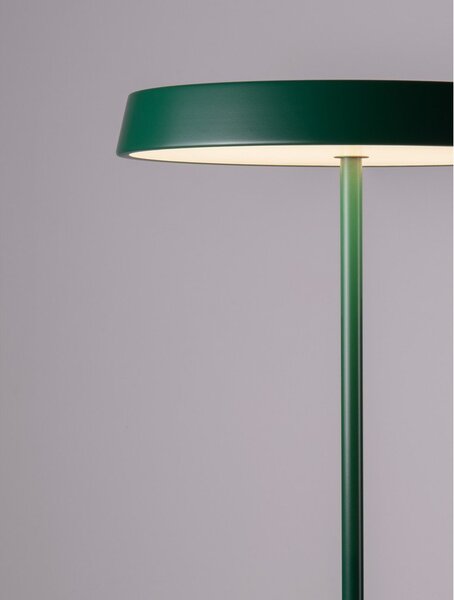 Зелена метална LED подова лампа (височина 136 cm) Vetro – Nova Luce