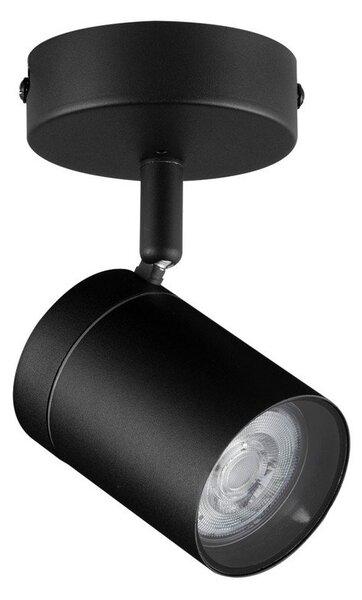 Матово черно метален прожектор с огъваща се структура 12x8 cm Alma – Nova Luce