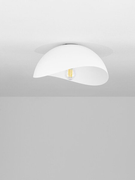 Метално осветително тяло за таван в матово бял цвят Opsi – Nova Luce