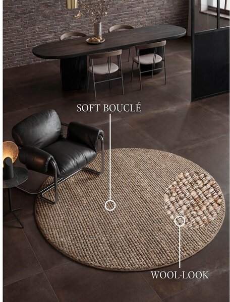 Кръгъл килим в естествен цвят ø 160 cm Wilma – Villeroy&Boch