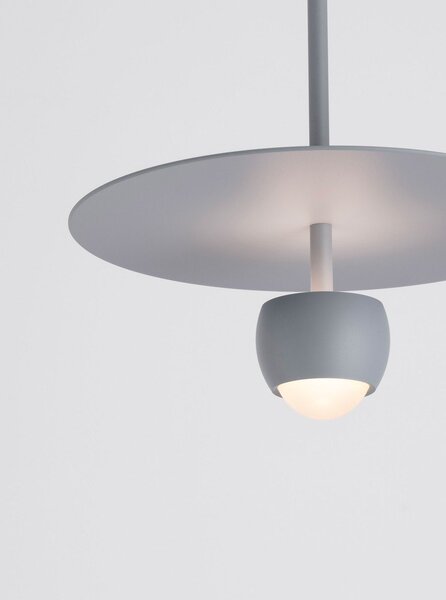 Сиво-синьо алуминиево LED висящо осветително тяло ø 30 cm Edem – Nova Luce