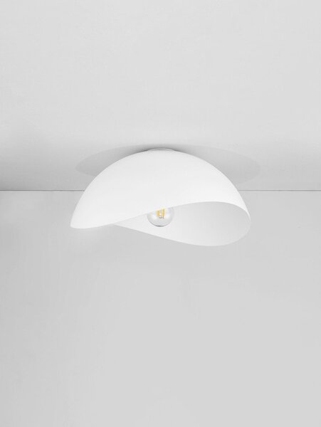 Метално осветително тяло за таван в матово бял цвят Opsi – Nova Luce