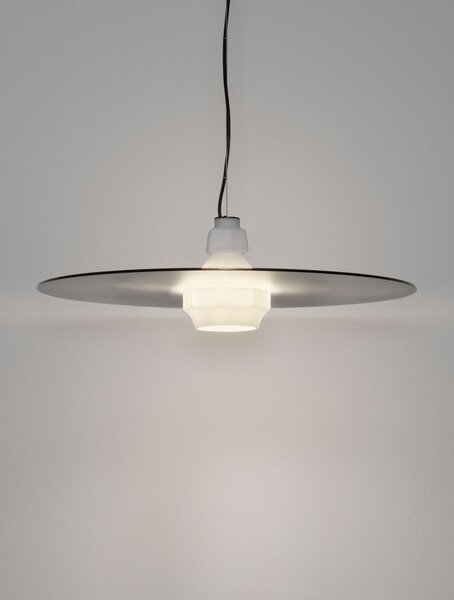 Матово черно стоманено висящо осветително тяло ø 60 cm Lora – Nova Luce
