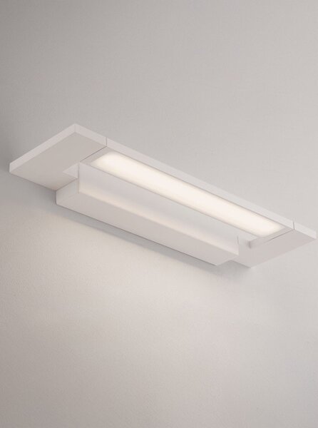 Алуминиева LED стенна лампа в матово бял цвят Livo – Nova Luce