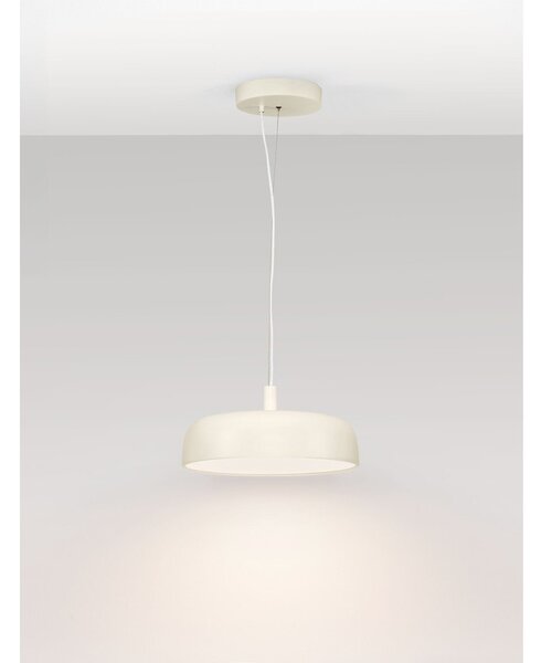 Кремаво алуминиево LED затъмняващо се висящо осветително тяло ø 40 cm Noelia – Nova Luce