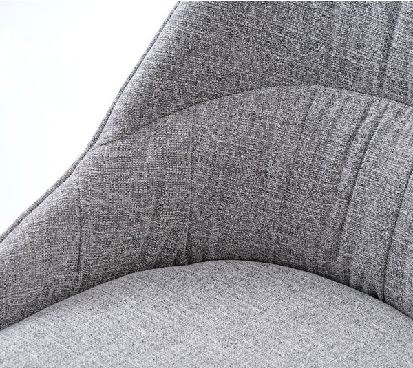 Сиви трапезни столове в комплект от 2 броя Meridian - Unique Furniture