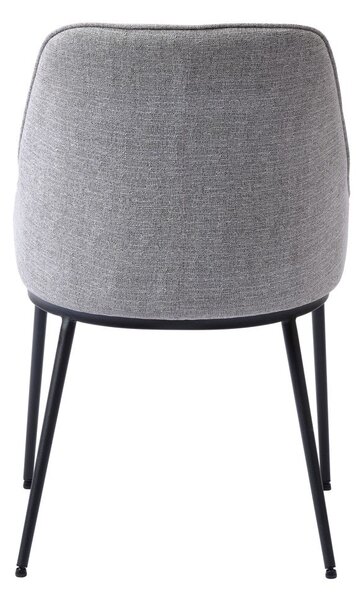 Сиви трапезни столове в комплект от 2 броя Meridian - Unique Furniture