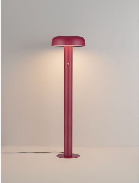 Бордо метална LED затъмняваща се подова лампа (височина 142 cm) Noelia – Nova Luce