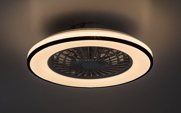 Rabalux 71331 - LED стенно осветление с вентилатор DALFON 48W/230V 3000-6500K+DO